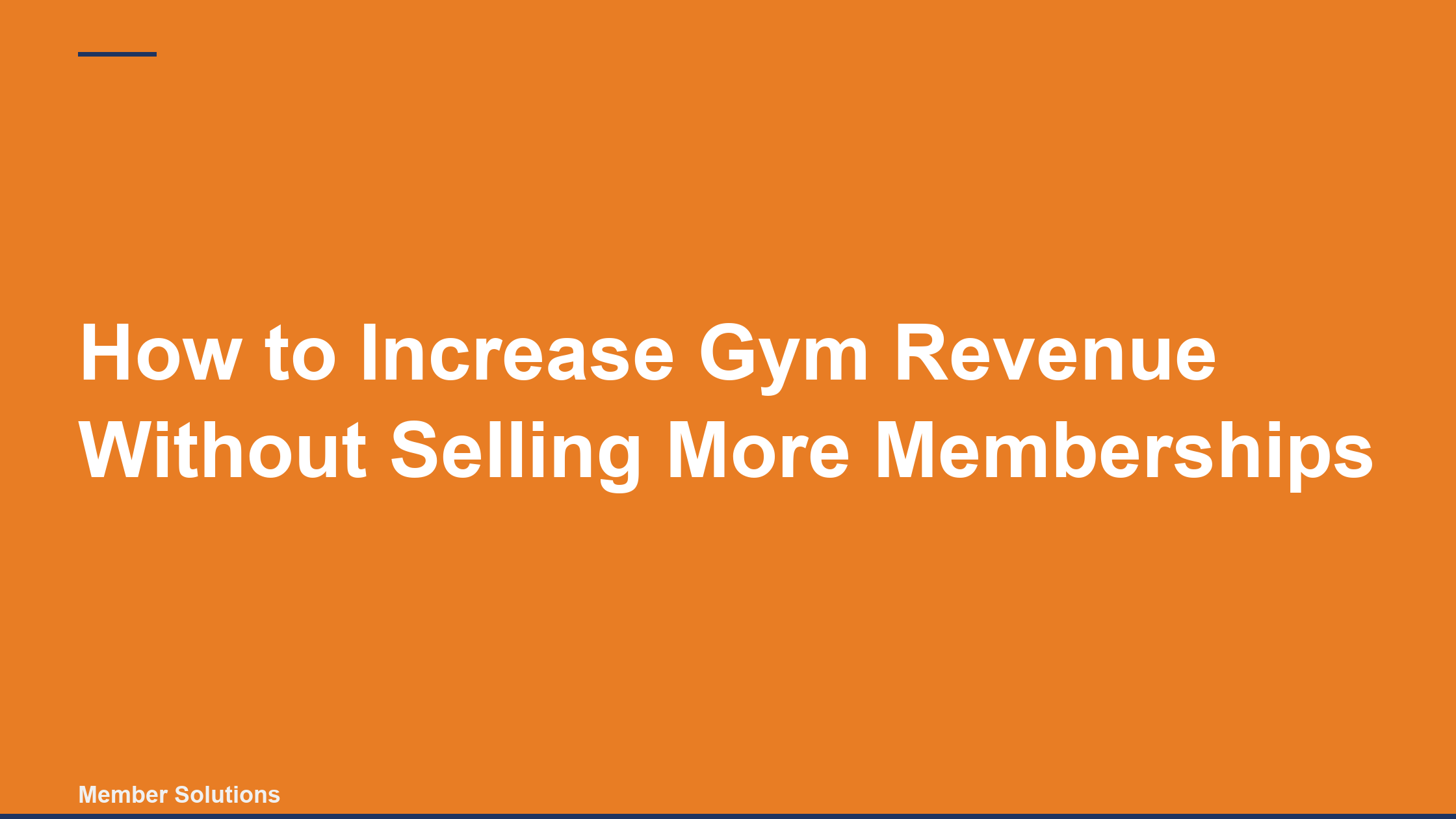 How to Increase Gym Revenue Without Selling More Memberships