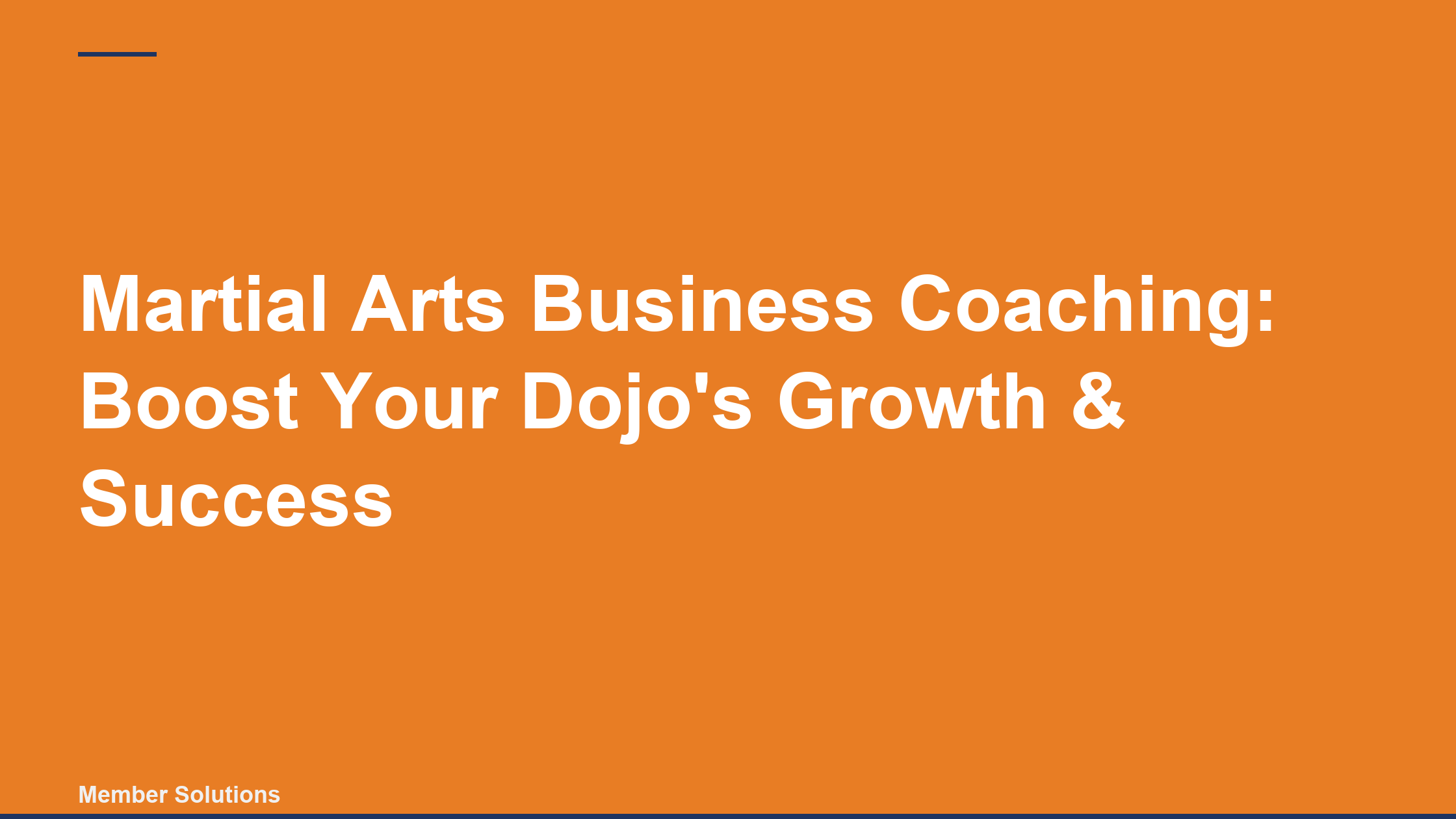 Martial Arts Business Coaching: Boost Your Dojo's Growth & Success