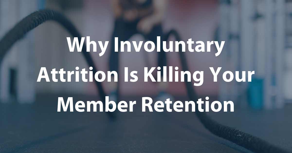 "Why Involuntary Attrition Is Killing Your Member Retention." Woman training with ropes at gym.