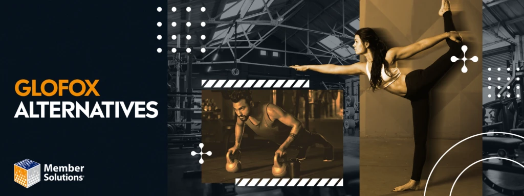 A man is doing push-ups, and a lady is doing yoga in different places